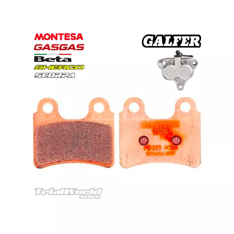 GALFER SINTERED - přední TRIAL BETA