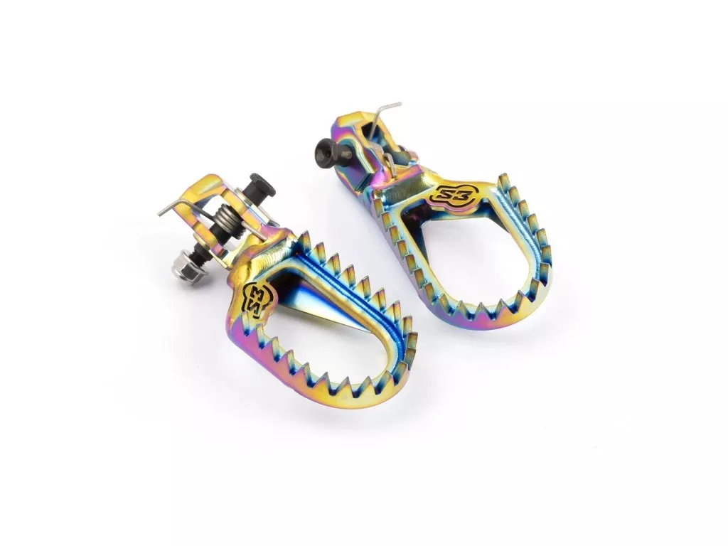 TITANIUM S3 footpegs Beta low 10