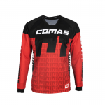COMAS Long Sleeve Jersey Red - velikost M