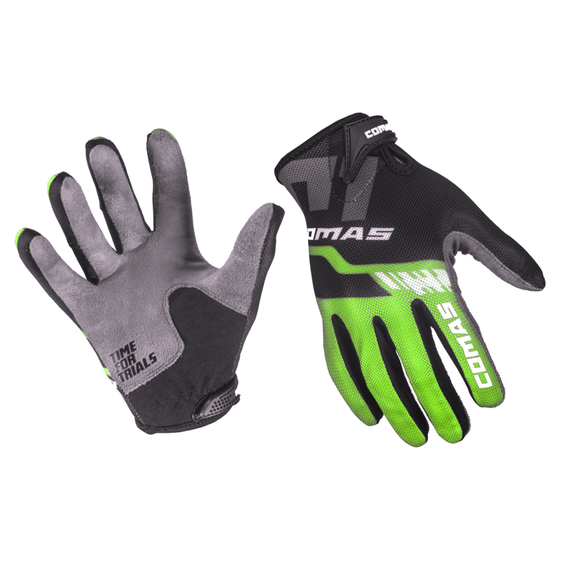 COMAS Race Gloves Green