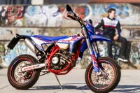 BETA MOTARD BIKE RR 4T 125 R - RACING BLUE/RED