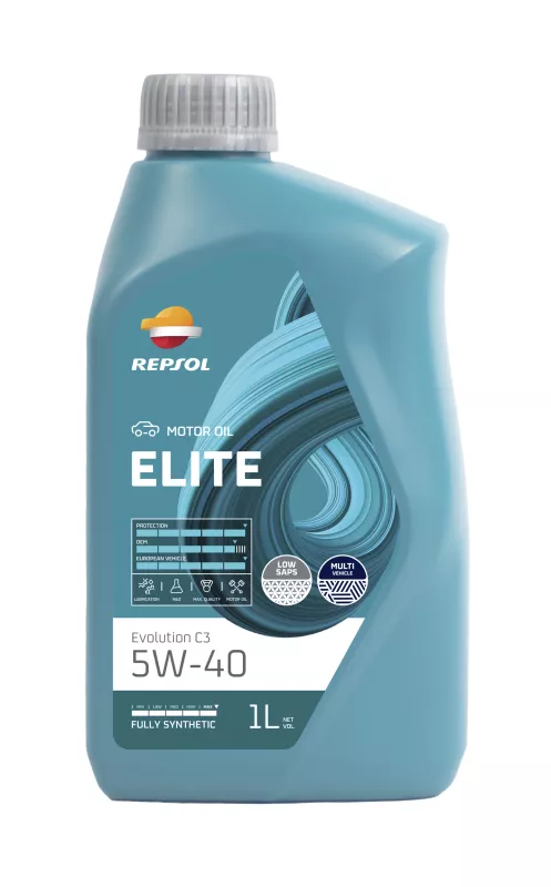 Repsol Elite Evolution C3 5W/40 - 1 L (Repsol Elite Evolution 5W/40 - 1 L)