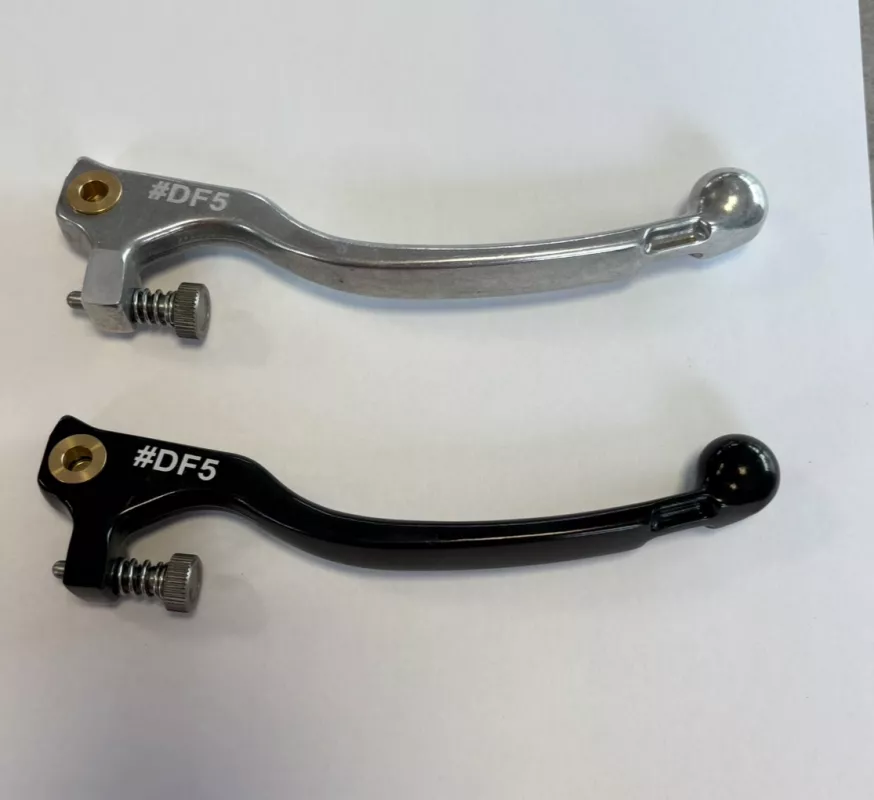 Brzdové páčky - Braktec/AJP - Brake Lever / silver/black